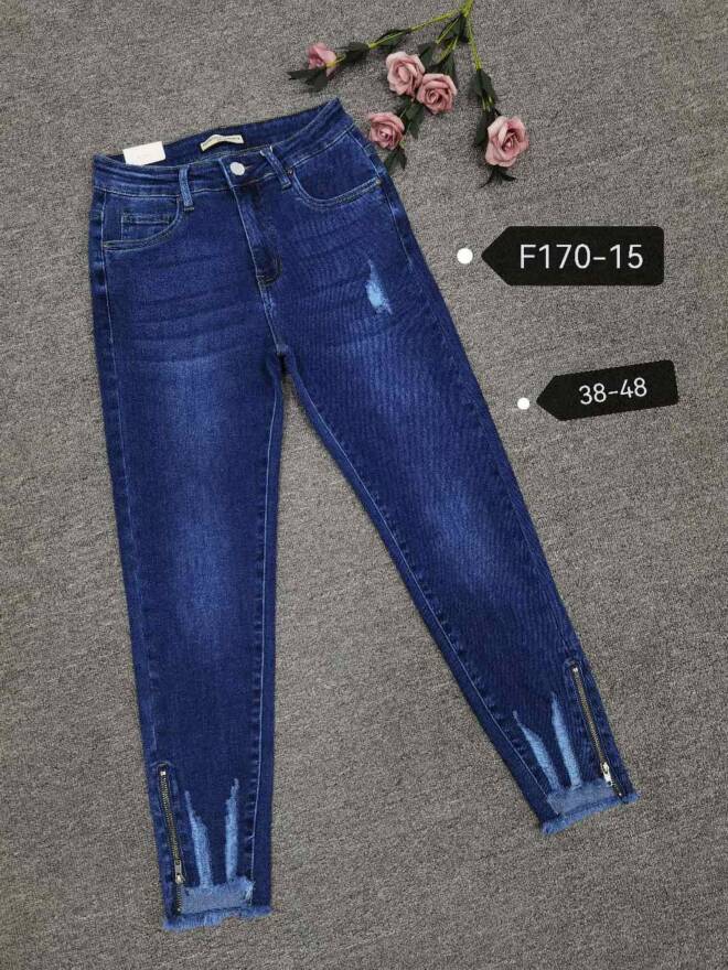 Jeansy damskie F170-15 1 kolor  38-48