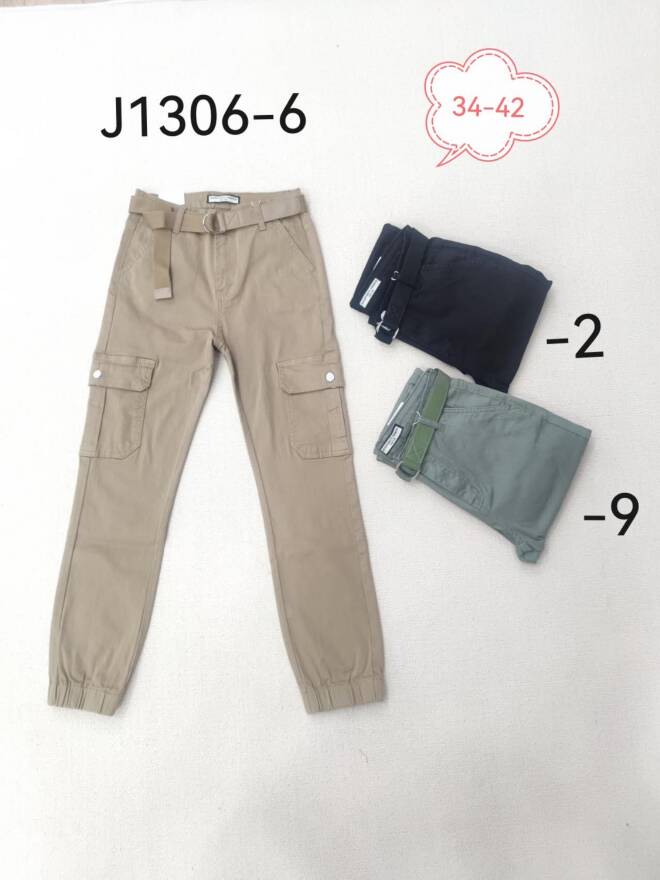 Jeansy damskie J1306-6 1 kolor  34-42 1