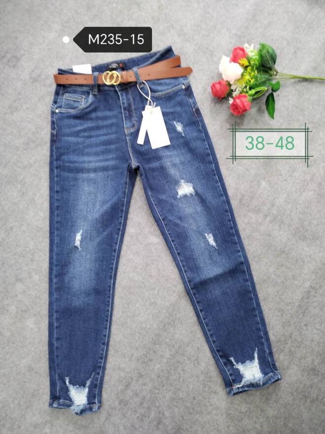 Jeansy damskie M235-15 1 kolor  38-48