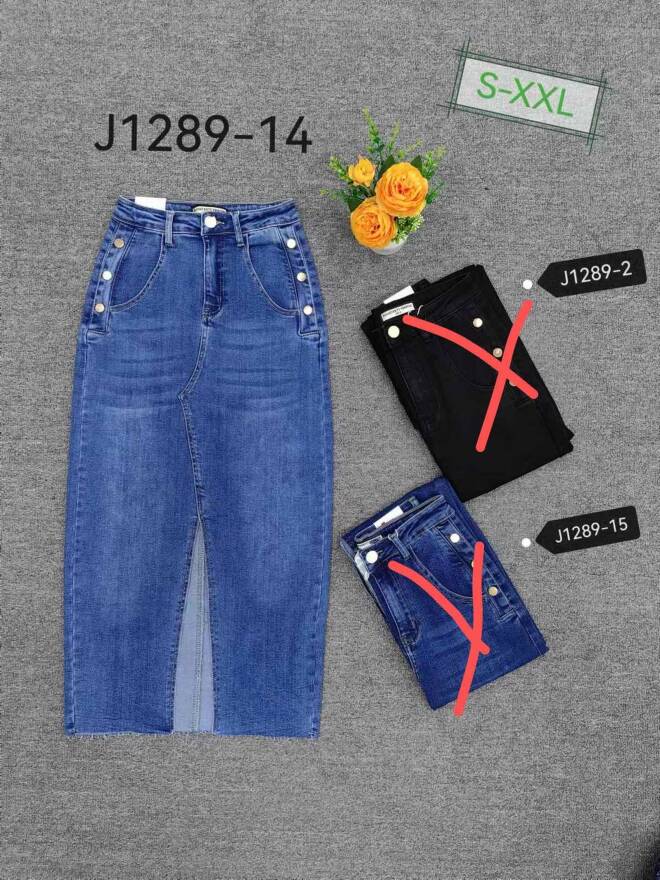 Spódnice damskie J1289-14 1 kolor  S-2XL