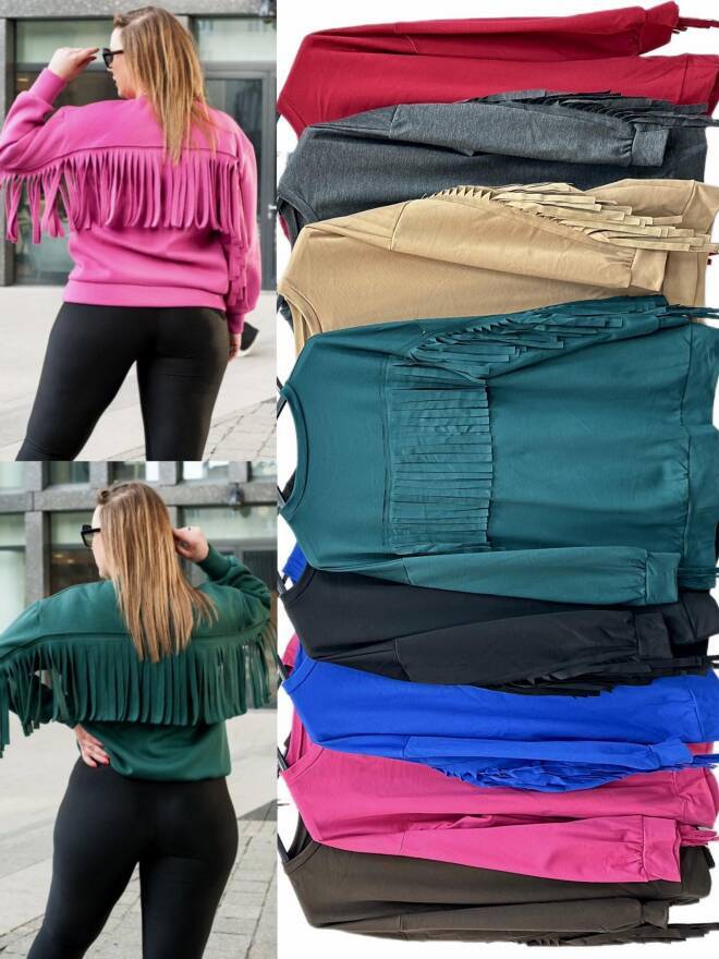 Bluzka damskie 5350 Mix KOLOR  Standard (Towar Włoskie)