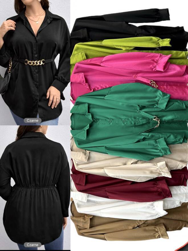 Koszula damskie 5357 Mix KOLOR  Standard (Towar Włoskie)