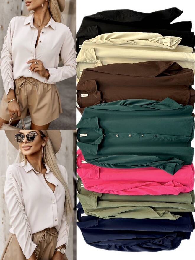 Koszula damskie 5359 Mix KOLOR  Standard (Towar Włoskie)