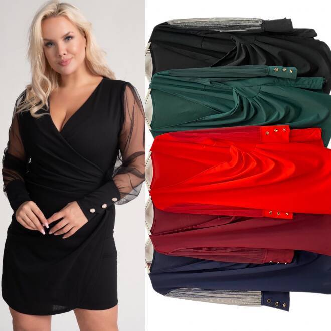 Sukienka damskie 5365 Mix KOLOR  Standard (Towar Włoskie)