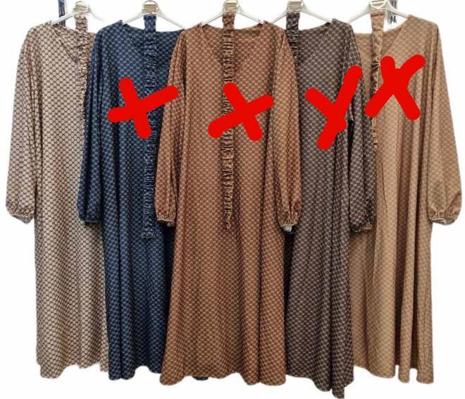 Sukienka damskie 5366 Mix KOLOR  Standard (Towar Włoskie)