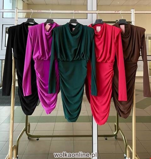 Sukienka damskie 0610 Mix kolor Standard (Towar Włoskie)