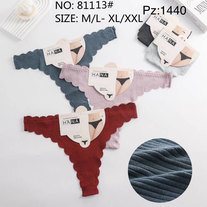 Stringi damskie 81113 Mix KOLOR  M-2XL 1