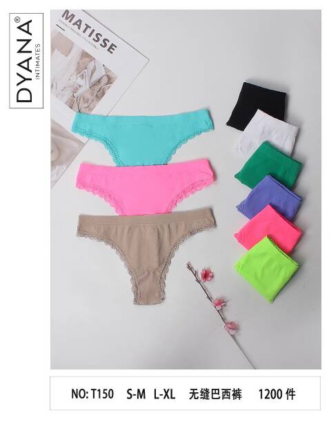 Majtki damskie T150 Mix kolor S/M-L/XL