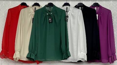 Bluzka damskie 2291 Mix kolor Sandard (Towar Włoskie)