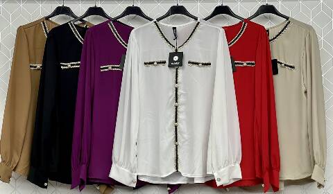 Bluzka damskie 2295 Mix kolor Sandard (Towar Włoskie) 1