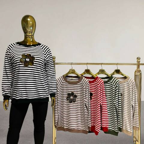 Bluzka damskie 2324 1 kolor Standard