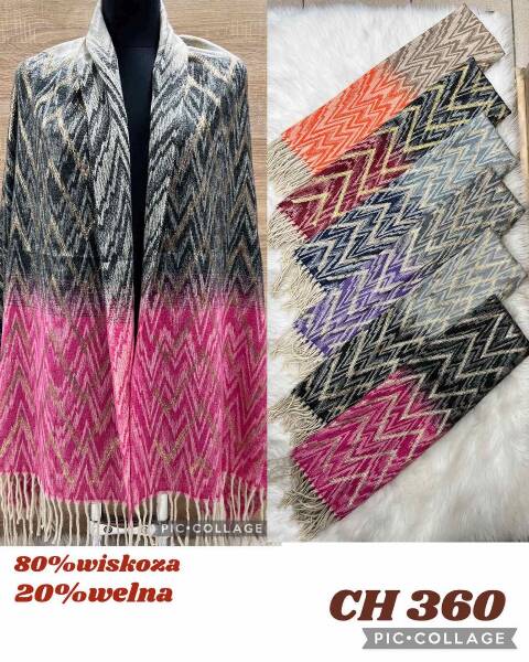 Szaliki damskie CH360 Mix kolor Standard 1