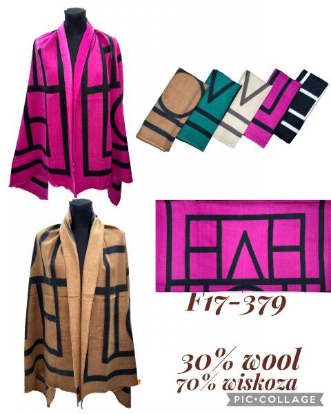 Szaliki damskie F17-379 Mix kolor Standard 1