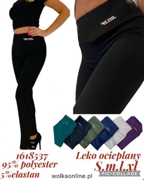 Spodnie welur damskie 1618537 Mix kolor S-XL