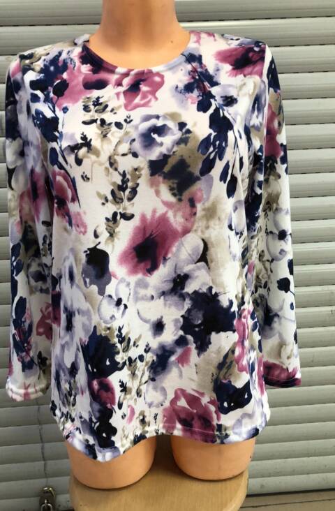 Bluzka damskie 3349 Mix kolor L-4XL (Towar Ploskie) 1