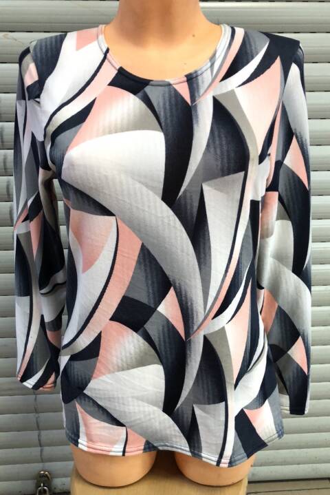 Bluzka damskie 3350 Mix kolor L-4XL (Towar Ploskie) 1