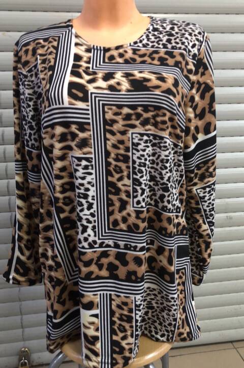 Bluzka damskie 3354 Mix kolor L-4XL (Towar Ploskie) 1