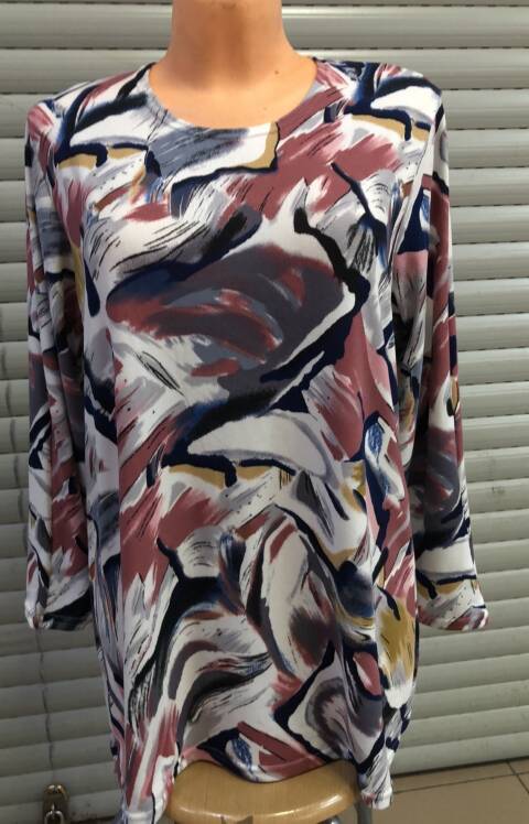 Bluzka damskie 3355 Mix kolor L-4XL (Towar Ploskie) 1