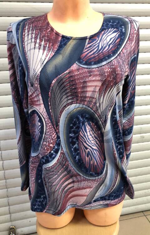 Bluzka damskie 3357 Mix kolor L-4XL (Towar Ploskie) 1