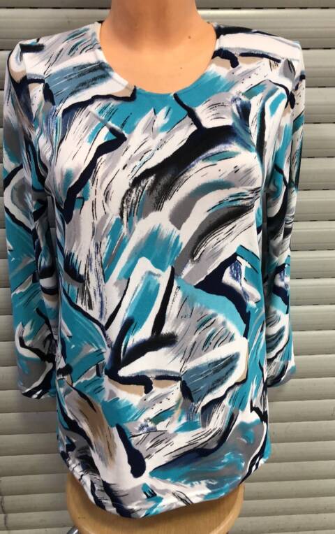 Bluzka damskie 3361 Mix kolor L-4XL (Towar Ploskie) 1