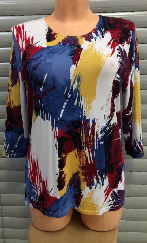 Bluzka damskie 3363 Mix kolor L-4XL (Towar Ploskie) 1