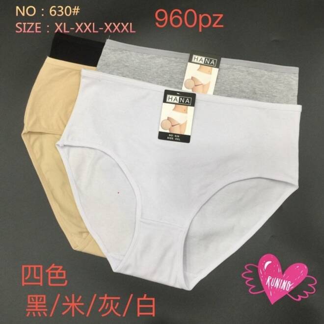  Majtki damskie 630 Mix KOLOR  XL-3XL