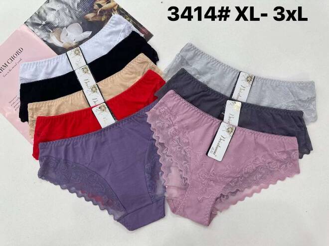 Majtki damskie 3414 MIX KOLOR XL-3XL 1