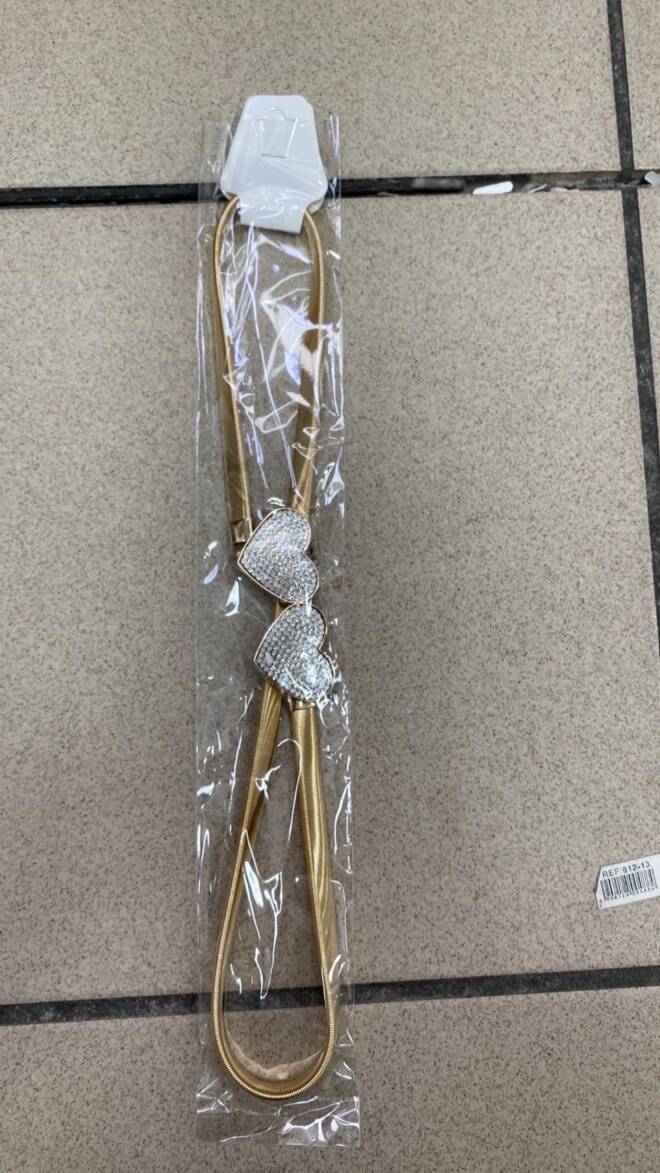 Pasek damskie 6635 1 kolor  Standard 1