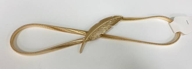 Pasek damskie 6640 1 kolor  Standard 1