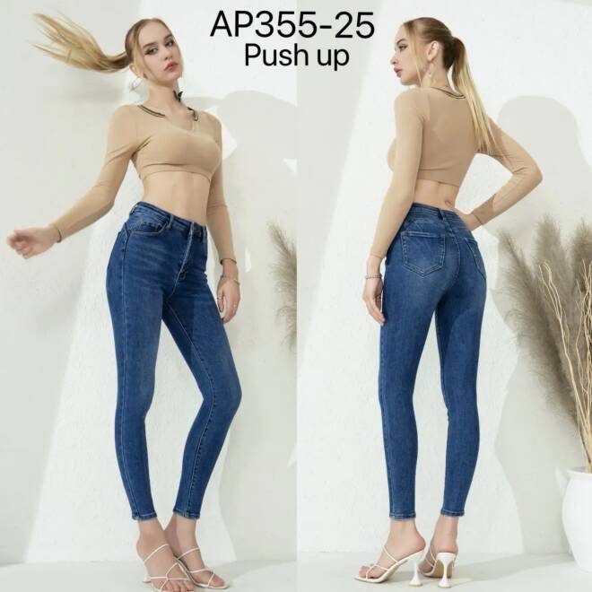 Jeansy damskie AP355-25 1 kolor  34-42
