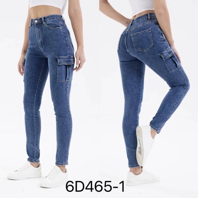 Jeansy damskie 6D465-1 1 kolor  34-42 1