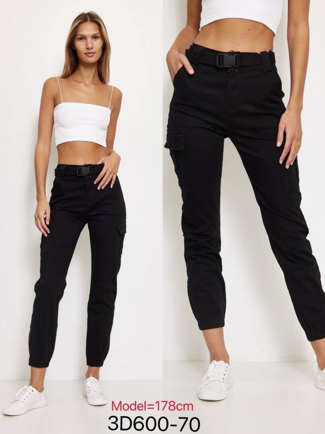 Spodnie damskie 3D600-70 1 kolor  34-42 1