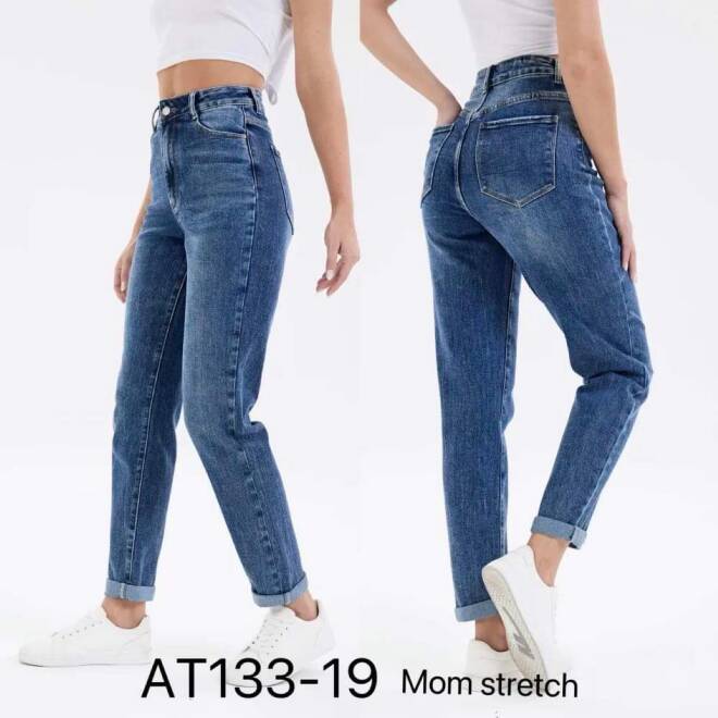 Jeansy damskie AT133-19 1 kolor  34-42