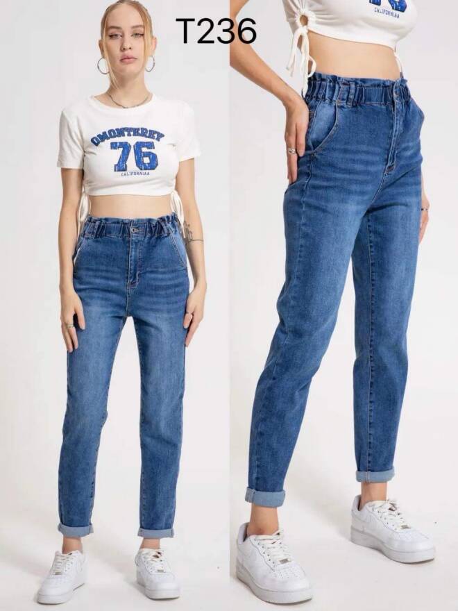 Jeansy damskie T236 1 kolor  34-42 1
