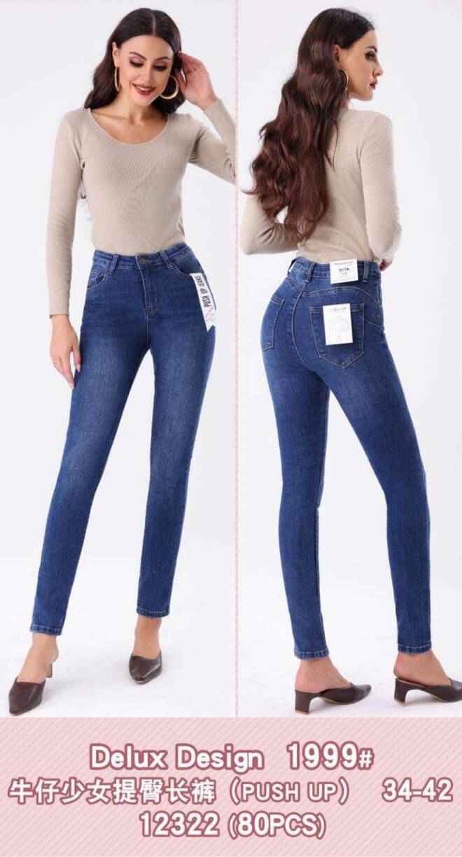 Jeansy damskie 1999 1 kolor  34-42