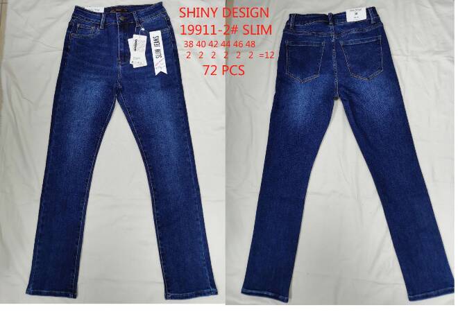 Jeansy damskie 19911-2 1 kolor  38-48