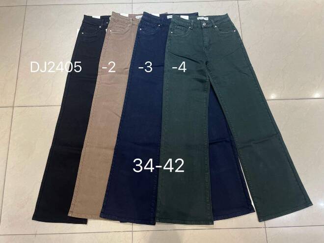 Jeansy damskie DJ2405 1 kolor  34-42