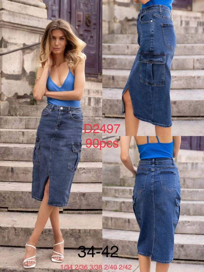 Spodnica damskie D2497 1 kolor  34-42