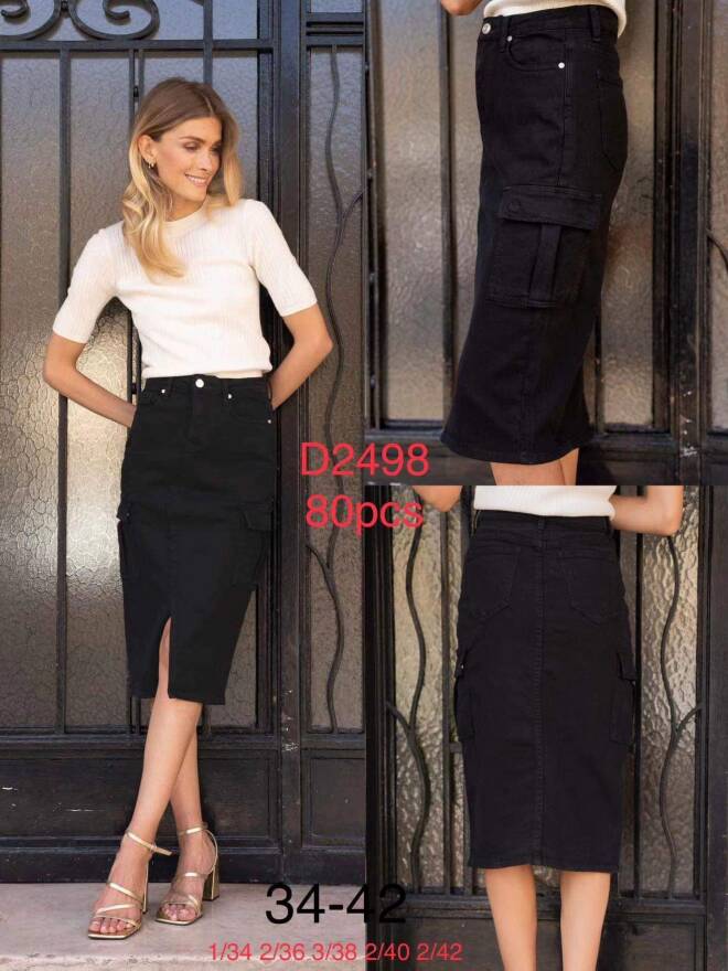 Spodnica damskie D2498 1 kolor  34-42 1