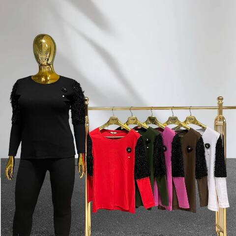 Bluzka damskie 8107 1 kolor Standard (Towar Tureckie) 1