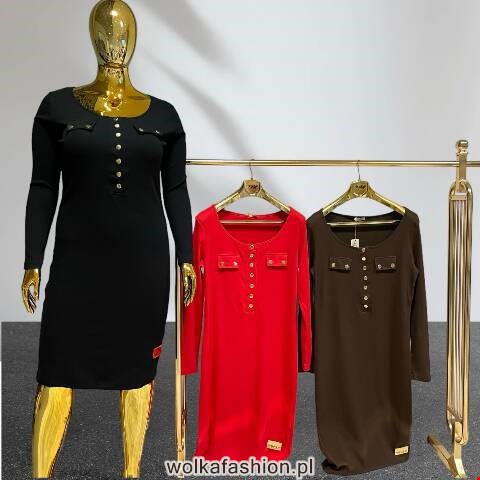 Sukienka damskie 8108 1 kolor Standard (Towar Tureckie)