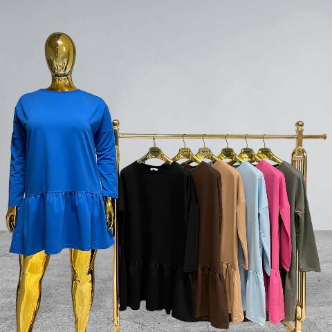 Sukienka damskie 8110 1 kolor Standard (Towar Tureckie)