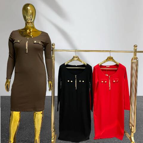 Sukienka damskie 8113 1 kolor Standard (Towar Tureckie) 1