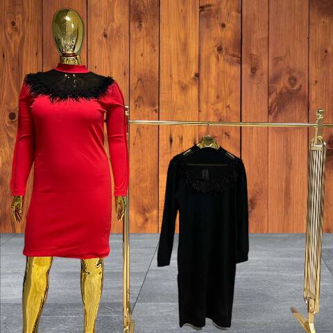 Sukienka damskie 8114 1 kolor Standard (Towar Tureckie) 1