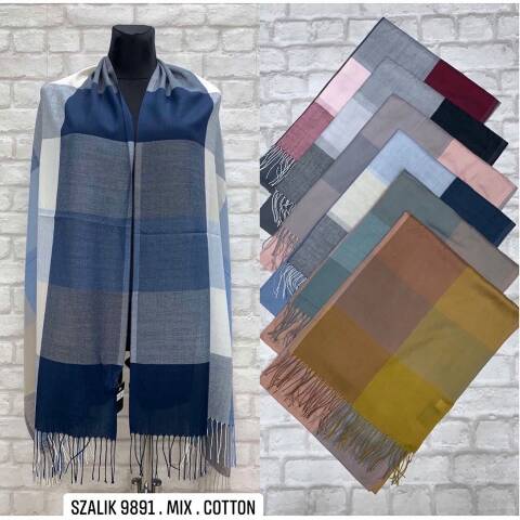 Szaliki damskie 8172 Mix kolor Standard