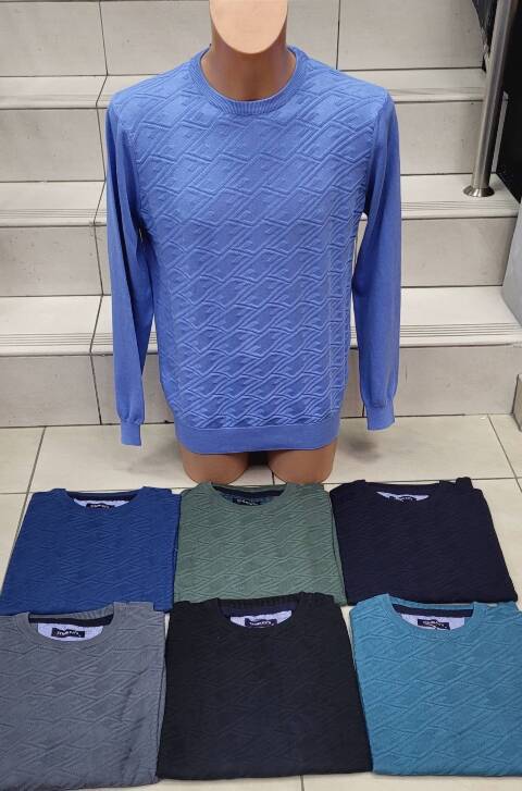 Swetry męskie 8354 1 kolor M-2XL (Towar Tureckie)