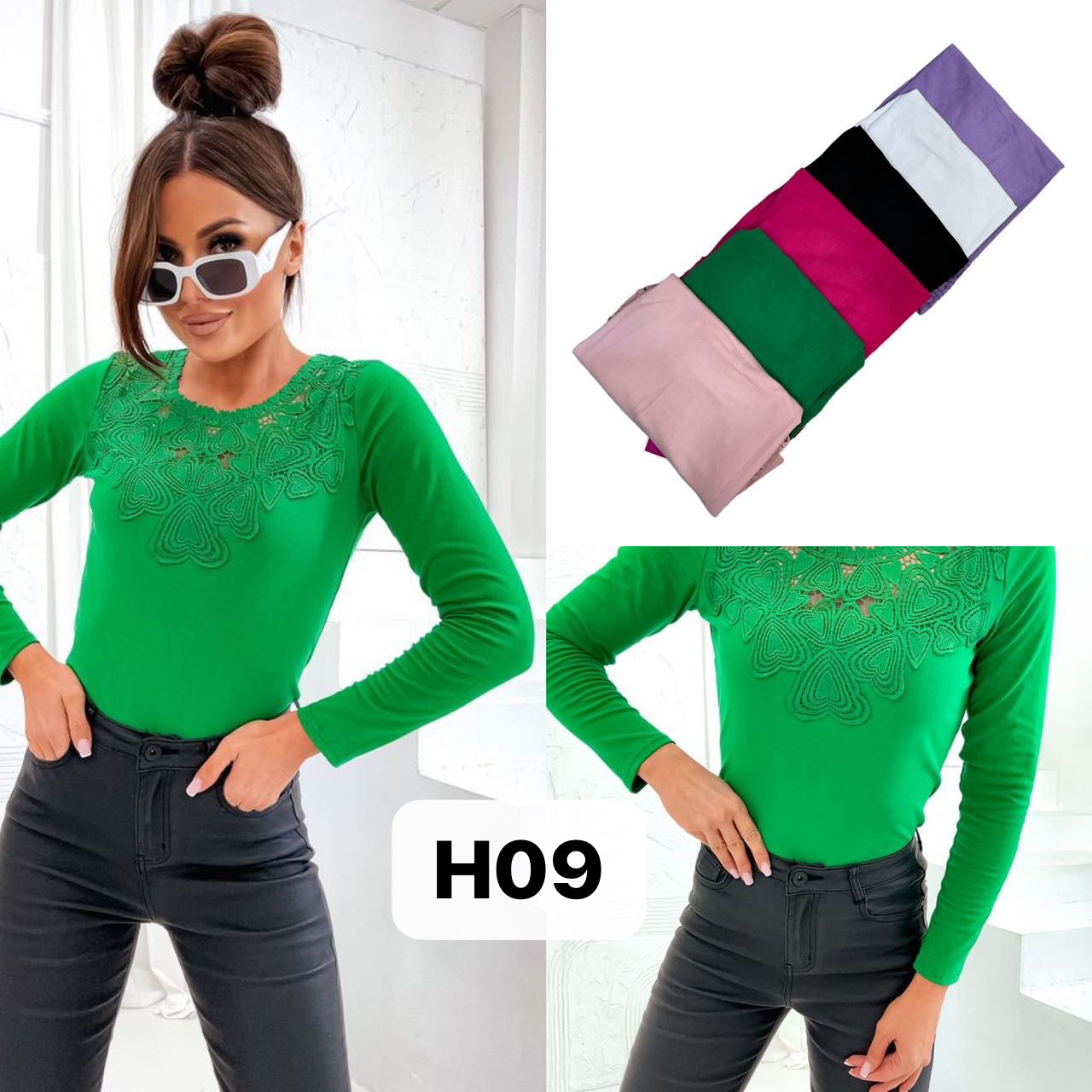 Sweter damskie H09 Mix kolor M-2XL 1