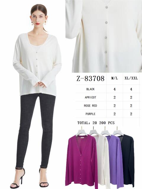 Sweter damskie Z-83708 Mix kolor M-2XL