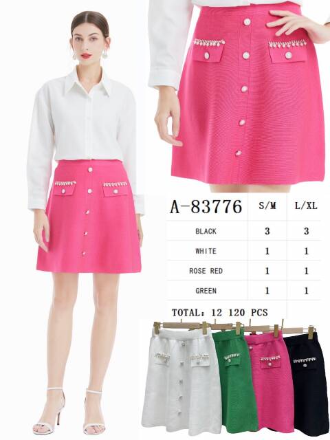 Spódnice damskie  B-83776 Mix kolor S/M-L/XL