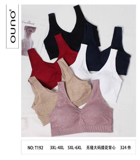 Topy damskie T192 Mix kolor 3XL-6XL